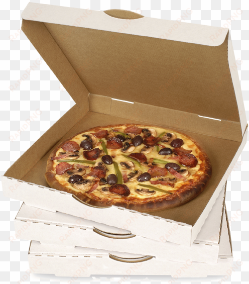 stack of pizza boxes png - pizza box with pizza