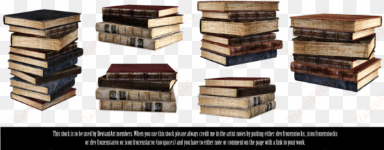 stacks of books renders by frozenstocks - stacks of books render