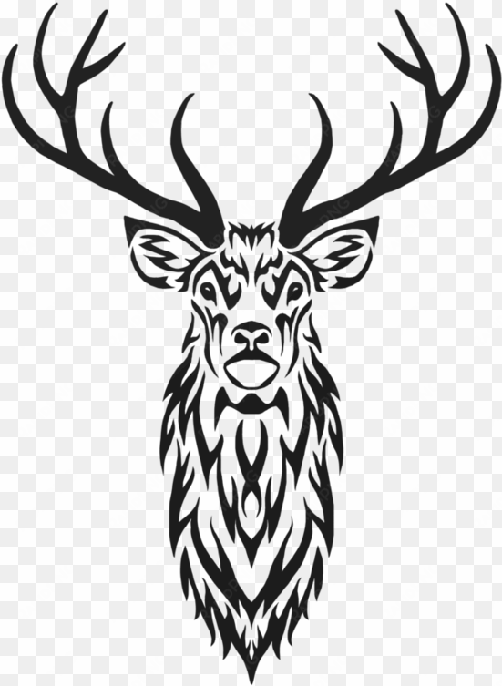 stag drawing at getdrawings - stag tribal