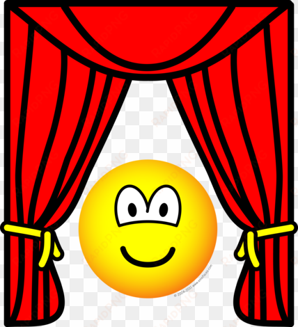 stage curtains, emoticon, theatres, icons, smileys, - smiley theater