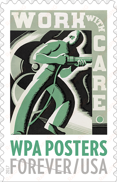 stamp stamp stamp stamp - wpa posters