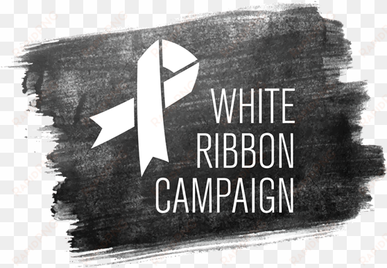 stand and handing out eumm informational material for - white ribbon campaign transparent