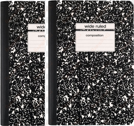 staples black wide ruled composition notebook 2 pack - wide ruled composition notebook