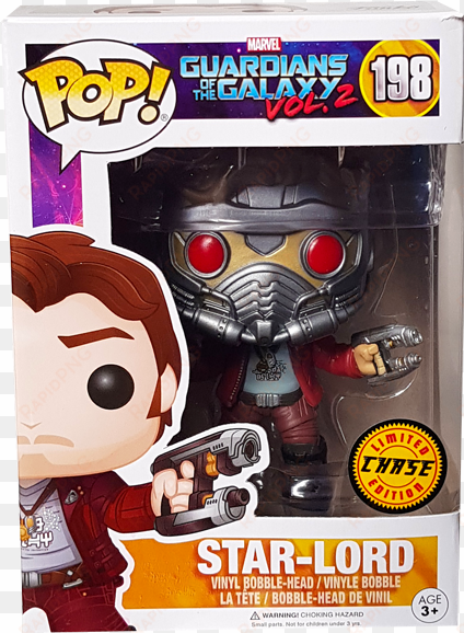 star-lord chase pop vinyl figure - funko pop star lord 198