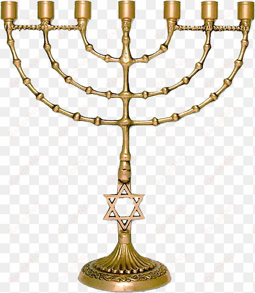 star of david brass menorah - menorah