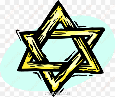 star of david royalty free vector clip art illustration