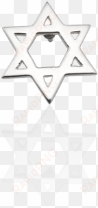 star of david talisman pin - triangle