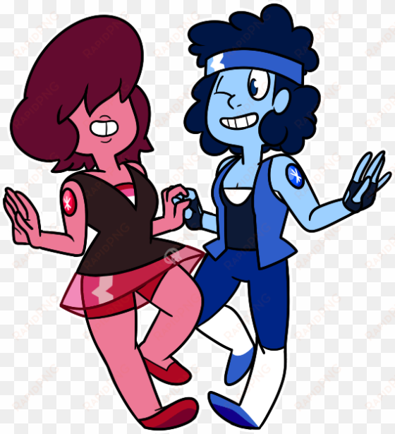 star ruby and star sapphire gemsona