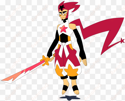 Star Ruby Ronin Screw It, I Did One Of Them Steven - Steven Universe Star Ruby transparent png image