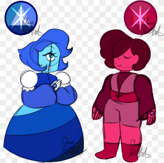 star sapphire and star ruby by aaron - star sapphire and star ruby