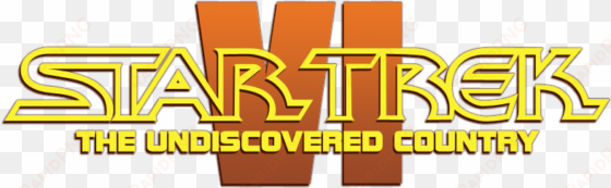 star trek vi - star trek vi the undiscovered country logo