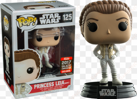 star wars funko pop princess leia [hoth] - target exclusive stormtrooper pop