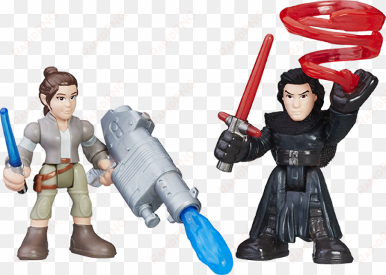 star wars galaxy heroes power up figure set, rey &amp - playskool heroes star wars toys