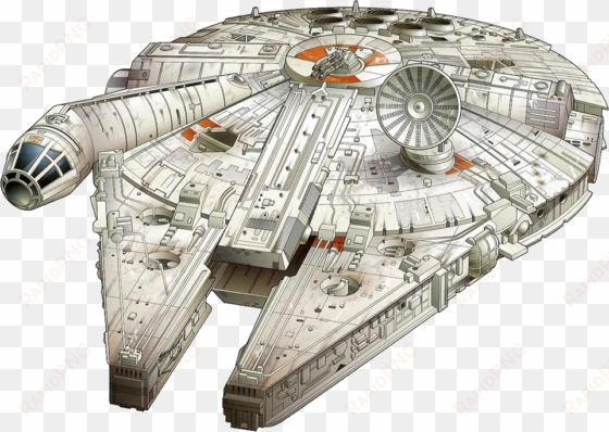 star wars millennium falcon clipart - star wars ships sketches