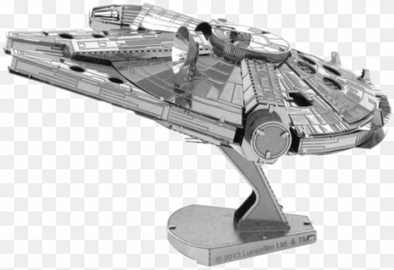 star wars - star wars millennium falcon earth 3d metal model kit