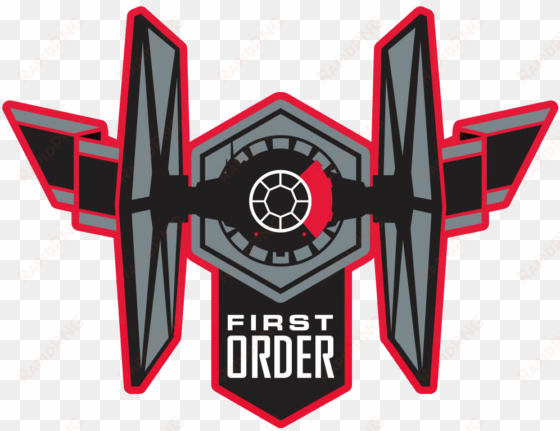 star wars the force awakens first order and resistance - first order tie fighter logo