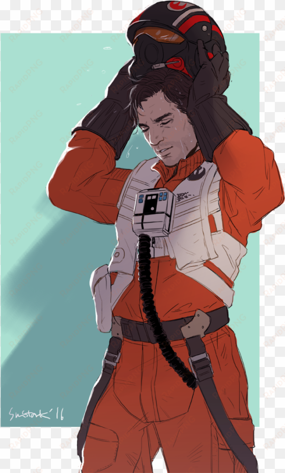 star wars the force awakens poe dameron sun-stark - star wars