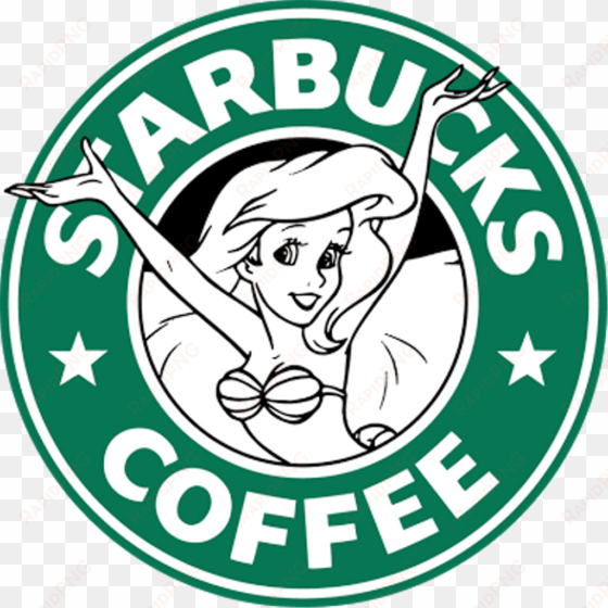 starbucks coffee ariel mermaid logo - logo starbucks vector png