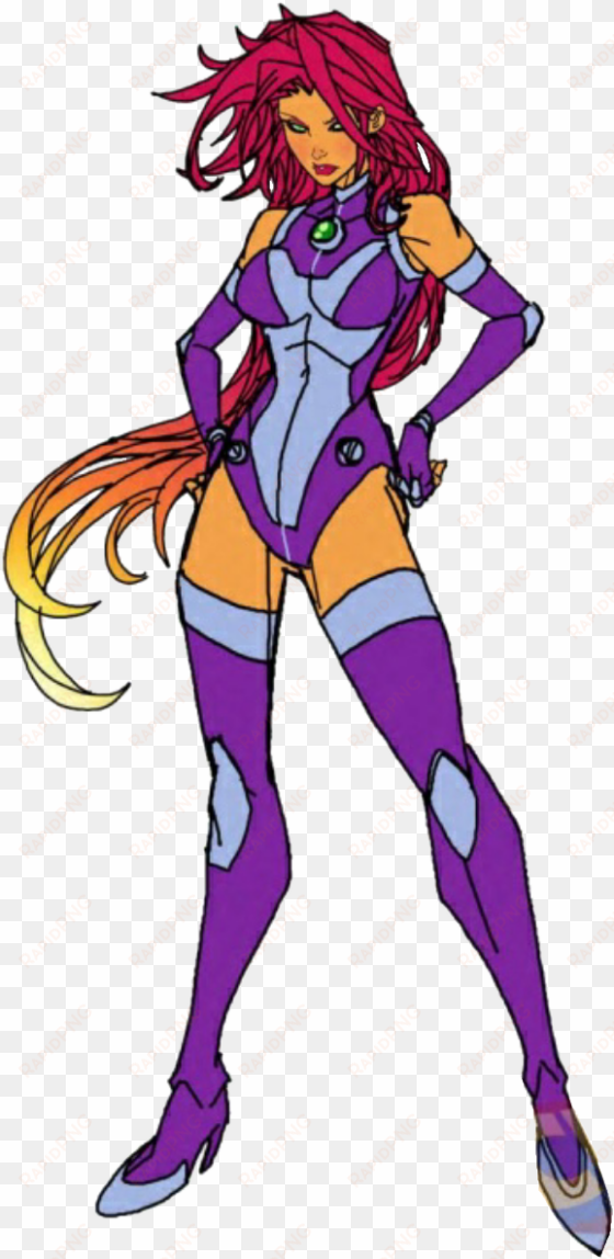 starfire rebirth transparent by asthonx1-da47iir - teen titans rebirth starfire