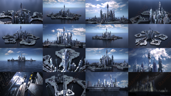 stargate atlantis city 2014 animation by coldilian - stargate atlantis atlantis city