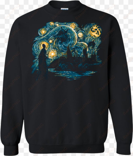 starry dementors crewneck sweatshirt - sweater