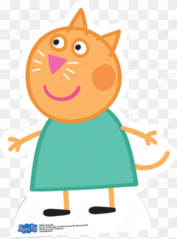 stasc545 peppa pig candy cat cutout 3 - peppa pig characters