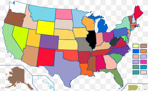 state crayon collection map - 2020 senate election map