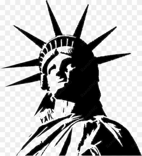 statue of liberty png free download - statue of liberty clip art black and white