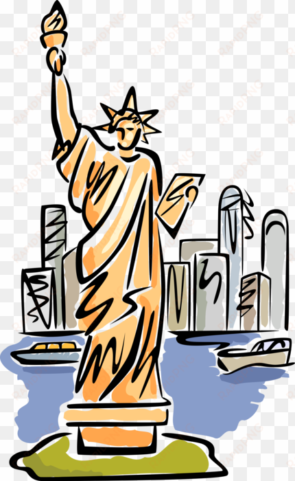 statue of liberty royalty free vector clip art illustration - new york statue of liberty clip art