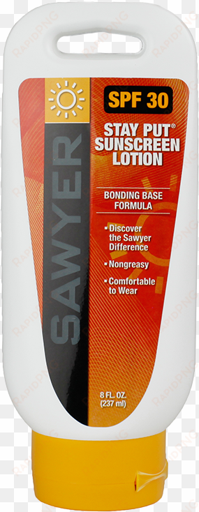 stay-put® spf 30 sunscreen - sawyer products stay put sunscreen lotion - spf 30