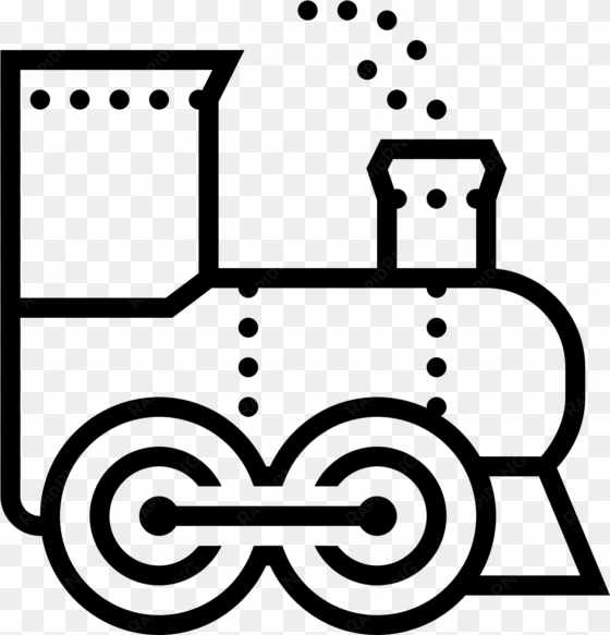 steam engine icon - steam engine