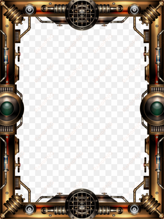 steampunk borders png - steampunk frame png