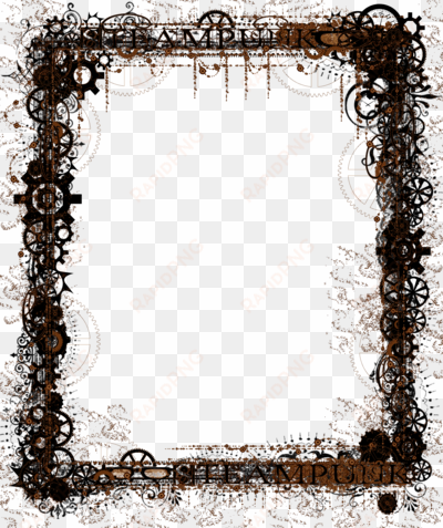 steampunk borders png vector freeuse library - steampunk round border frames