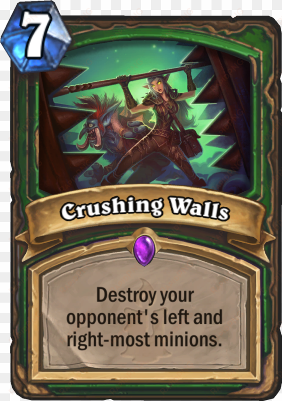 stefan heck on twitter - crushing walls hearthstone