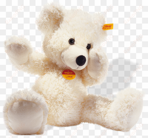 steiff bear - steiff lotte white teddy bear