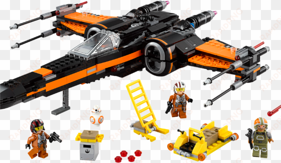 “step into the action of star wars - lego 75102 poe's x-wing fighter