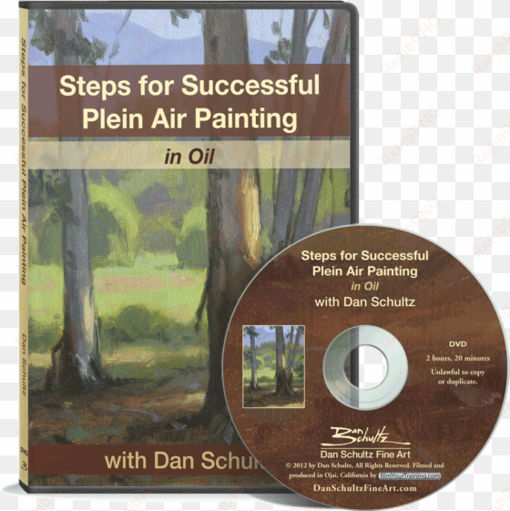 steps for successful plein air painting dvd by dan - cd