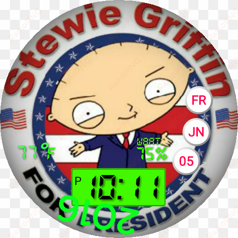 stewie griffin for president - photograph