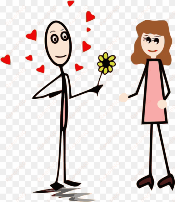 stick figure couple png banner free library - funny valentine's knock knock jokes for kids: 150 valentine's