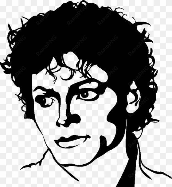 sticker portrait michael jackson ambiance sticker si - michael jackson