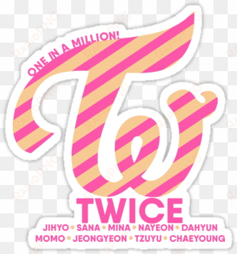 sticker,375x360 - u1 - twice logo png transparent