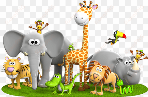 stickers for kids - jungle animal png