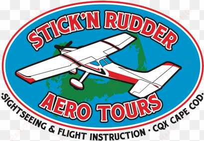 stick'n rudder sight seeing tours logo - stick n rudder aero tours