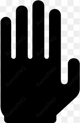 Stop Hand Gesture Vector - Stop Hand Signal Png transparent png image