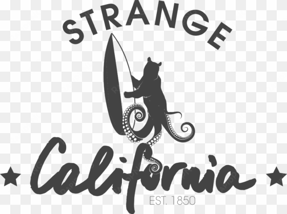 strange california logo and kickstarter marketing tools - california name