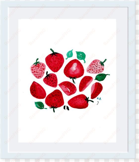 strawberry - art