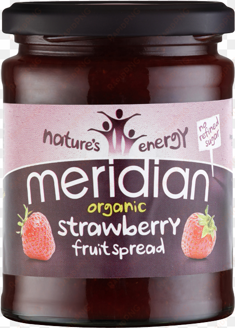 strawberry - meridian organic strawberry fruit spread - 284g