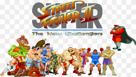 street fighter ii png picture - super street fighter 2 the new challengers characters