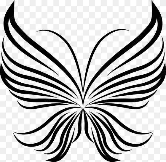 Stripes Wings Light Butterfly Beautiful Design From - Desenhos De Asas De Borboletas transparent png image