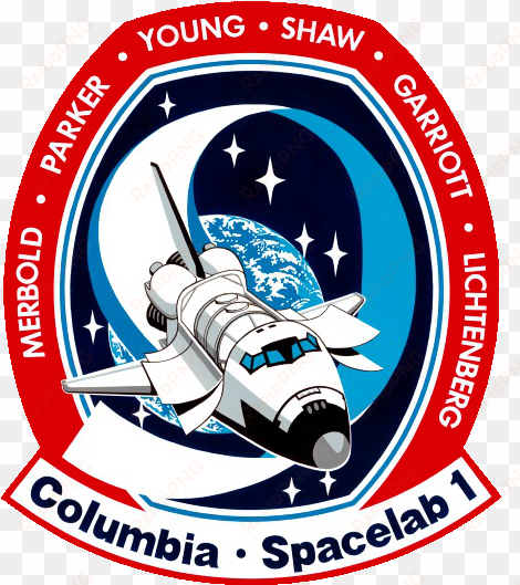 sts-9 space shuttle columbia spacelab image credit - sts 9 mission patch
